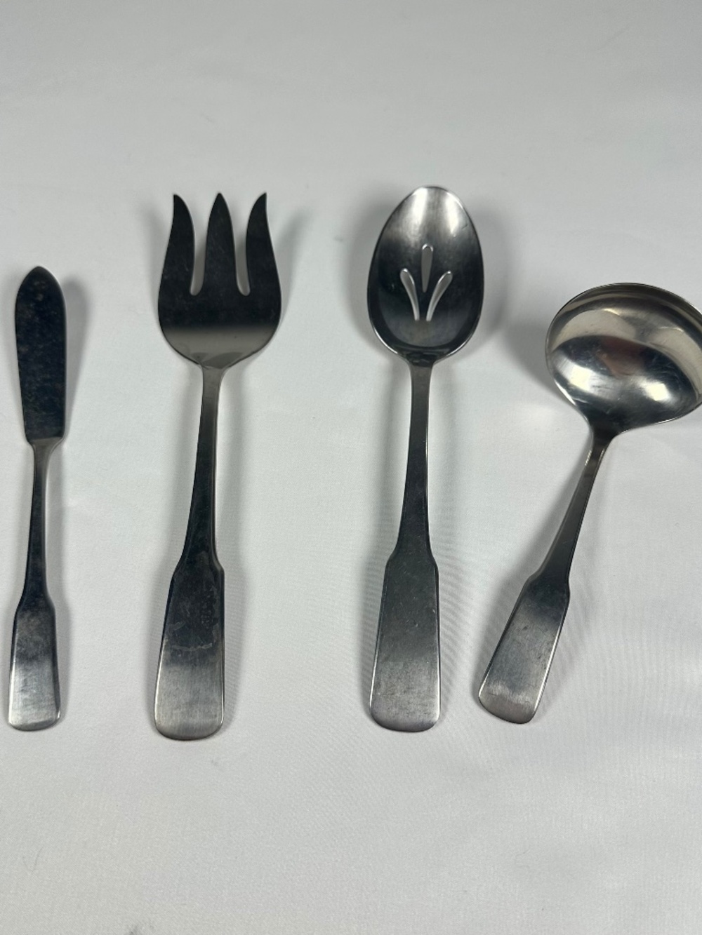 Cotillion Stainless Steel Serving 4-Set 1847 Roger Bros & International Deluxe